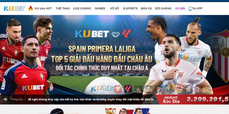 Truy cập vào trang chủ của cổng game Kubet88 để rút tiền cực nhanh